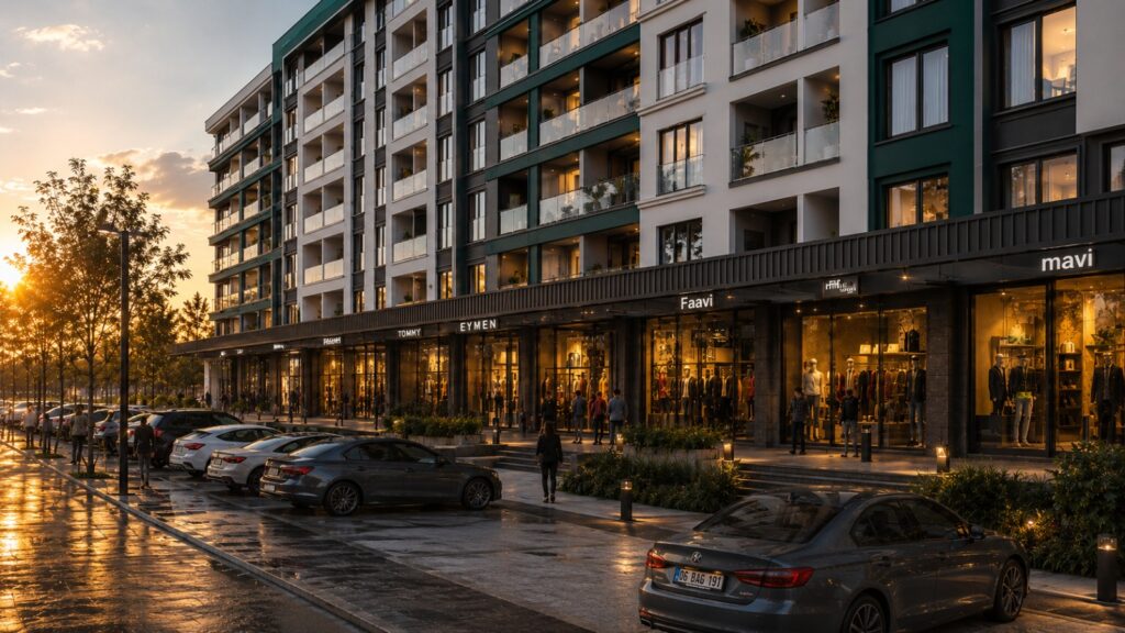 ankara'nın butik avm konseptine sahip geliştirilen sense bağlıca, lüks konutları da beraberinde getiriyor.